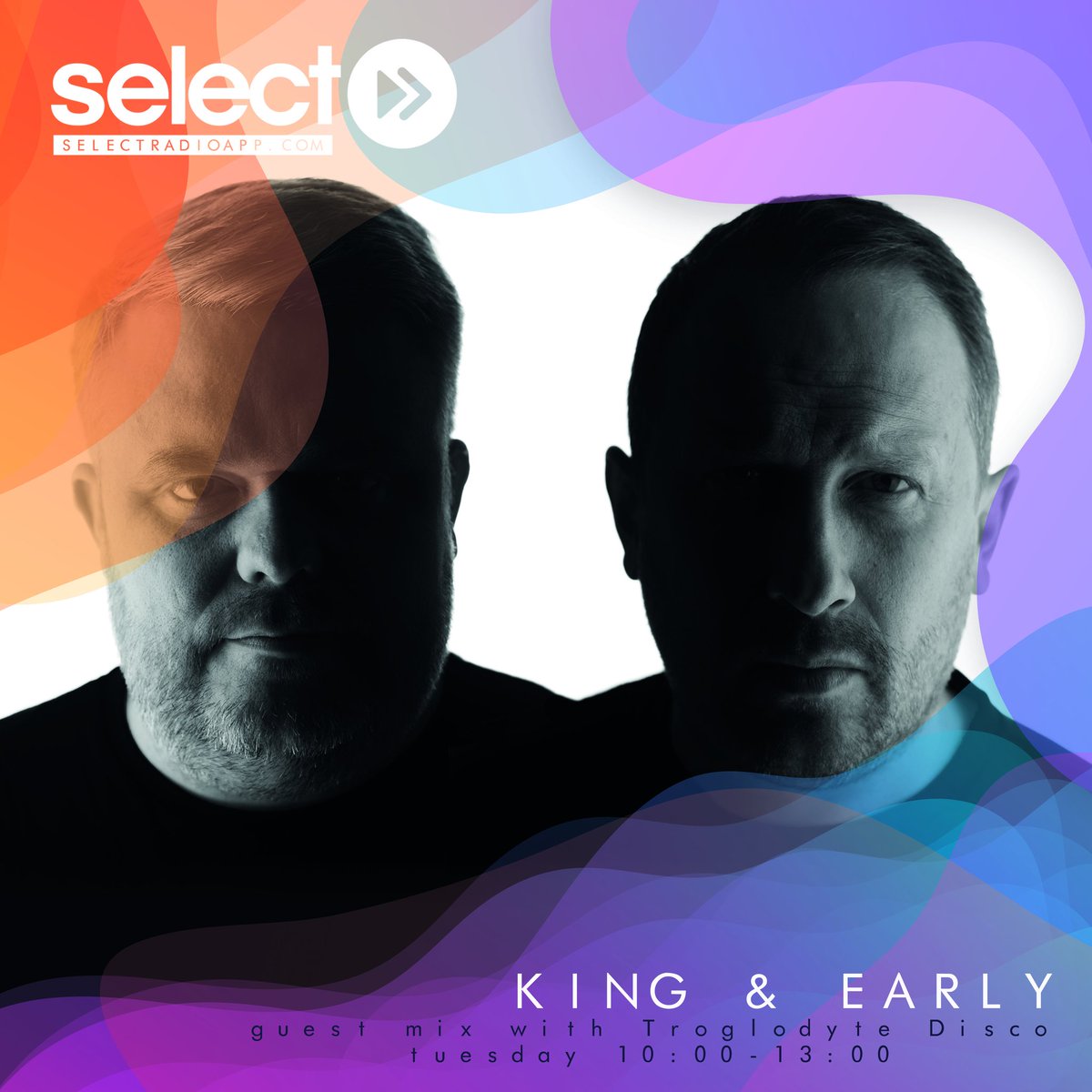 atmuch_'s tweet photo. We have @kingandearly in the studio alongside @TroglodyteDisco at 10am GMT. Tune into @SelectRadioApp to listen in 👉🏼 https://t.co/nK0w4cnMH1 #atmuch https://t.co/hkQ6LMLbdV