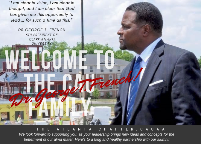 atlcauaa's tweet photo. New Leadership at CAU! The Atlanta Chapter Welcomes Dr. George T.  French as President! - https://t.co/IdFBqrkHd6 https://t.co/CqXoYJd6ct