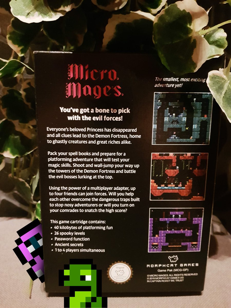 Solyant1's tweet photo. Today its #MicroMonday 🤣 and there is no better way to #celebrate this with a brand new #NES game!
#MicroMages from #MorphcatGames
Really nice work @morphcat! This game is #magical 🧙♂️ I totally love the #tiny #pixelgraphics!
#RETROGAMING #8bit #videogamecollector #GamersUnite https://t.co/hcoPuhismA