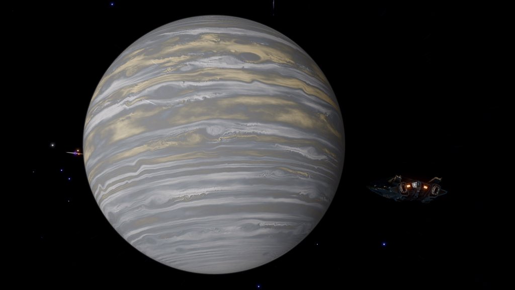 Niibl's tweet photo. Day 353 - Expedition Aqua
Me alone in the Black
At first glance appeared to be a class II gas giant, however is a water giant in a binary with a ringed class Y dwarf.
At 250K, it's 40 deg warmer than any previously found.
@EliteDangerous
@GalPhotoED
#EDPostcards
@MissionFarsight https://t.co/mCgc5QoqjA