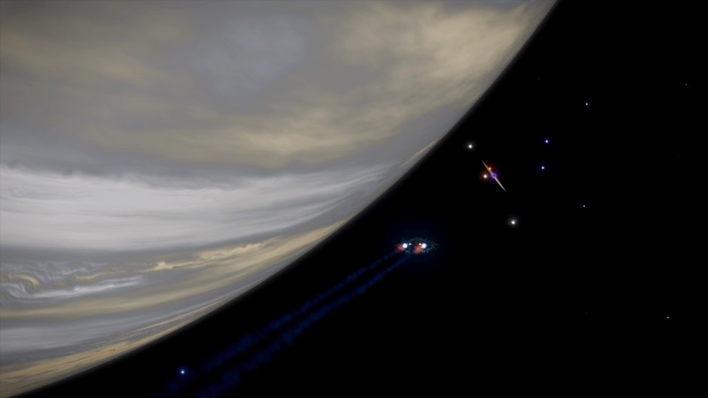 Niibl's tweet photo. Day 353 - Expedition Aqua
Me alone in the Black
At first glance appeared to be a class II gas giant, however is a water giant in a binary with a ringed class Y dwarf.
At 250K, it's 40 deg warmer than any previously found.
@EliteDangerous
@GalPhotoED
#EDPostcards
@MissionFarsight https://t.co/mCgc5QoqjA