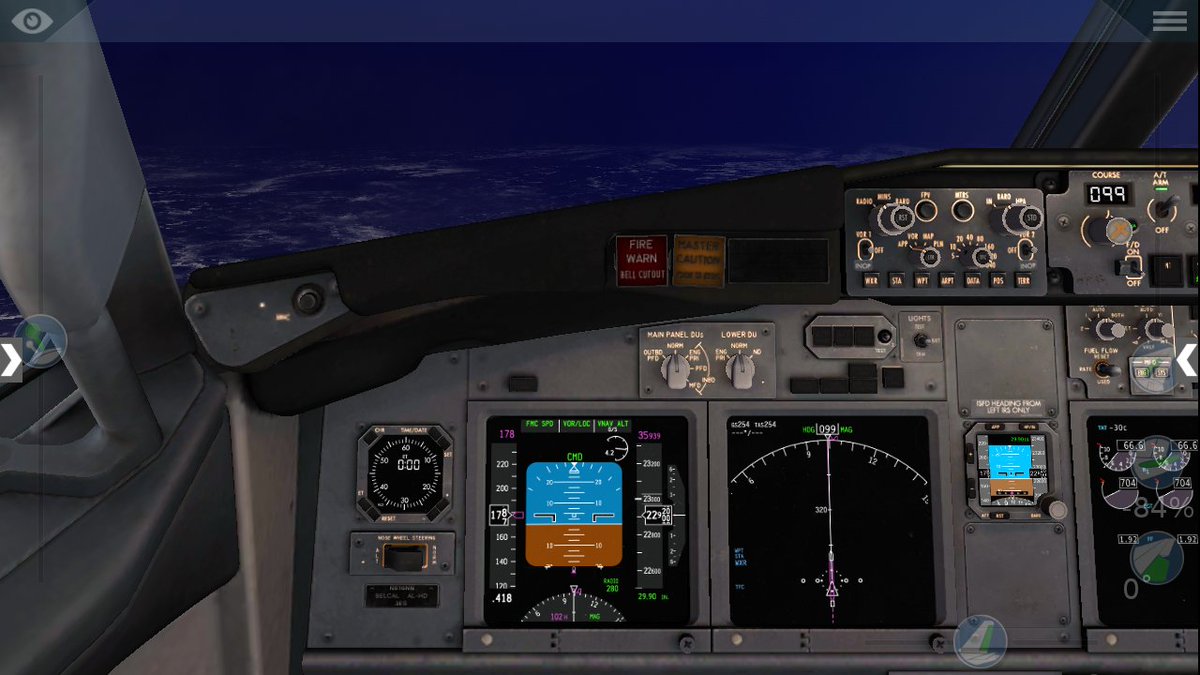 MachuiPeter's tweet image. Awersome X-Plane 10 mobile simulator...flying using VOR to destination Auto Pilot i like it.