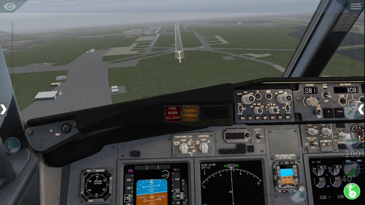 MachuiPeter's tweet image. Awersome X-Plane 10 mobile simulator...flying using VOR to destination Auto Pilot i like it.
