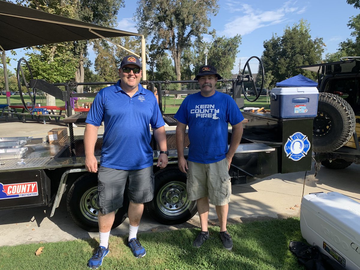 Your #KernCountyFirefighters throwing it down today in support of the <a href="/KernInyoMonoCLC/">KIMCentralLabor</a> Labor Day picnic. We are proud to support our brothers and sisters make a stand for #FairWages and #WorkingConditions #UnionPower