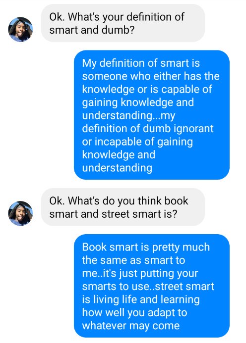 Ig Battleraptrap My Daughter Just Started High School And Wanted To Ask Me Questions About Racisms Stereotypes For Some Project The Questions Were Kinda Deep Tho What Y All