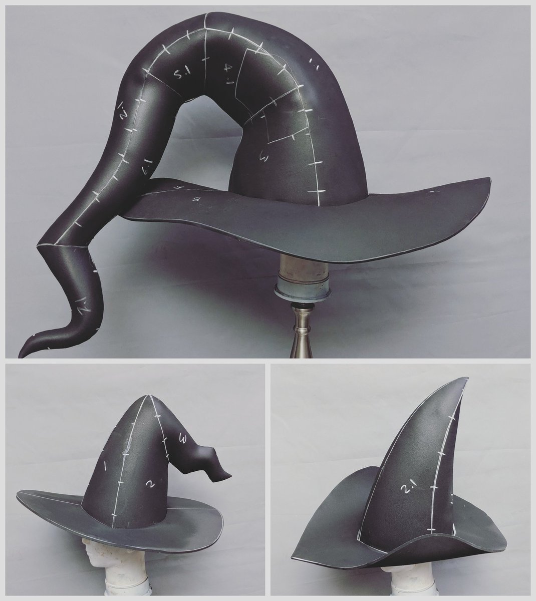 KinpatsuCosplay's tweet image. Our witch hat pattern set is available here! 

kinpatsucosplay.com/product/witch-…

#cosplay