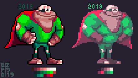 DangerDMD's tweet image. Technique/Improvement study #5
--
ＬＥＳＳ・ＩＳ・ＭＯＲＥ

#Boogerman #ClayFighter #pixelart