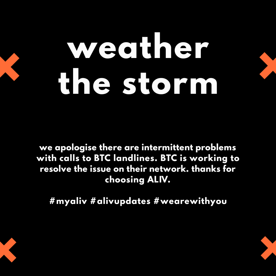 wearealiv's tweet photo. PSA: To our valued customers!
#MyAliv #BelieveInBest #FreedomSimplified #AlivUpdates #WeAreWithYou https://t.co/p1F9iovkew