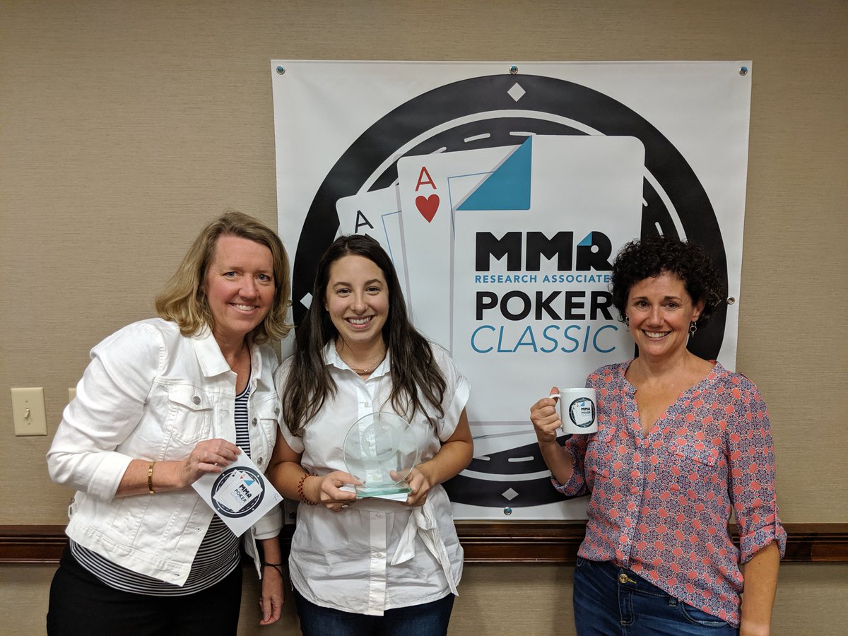 MMRmrx's tweet photo. The 1st official MMR Poker Tournament was a hit! Congrats to our Top 3 and congrats to our champion Brea. #MMR20 #WeAreMMR #mmrmrx https://t.co/0gFii1k3yl