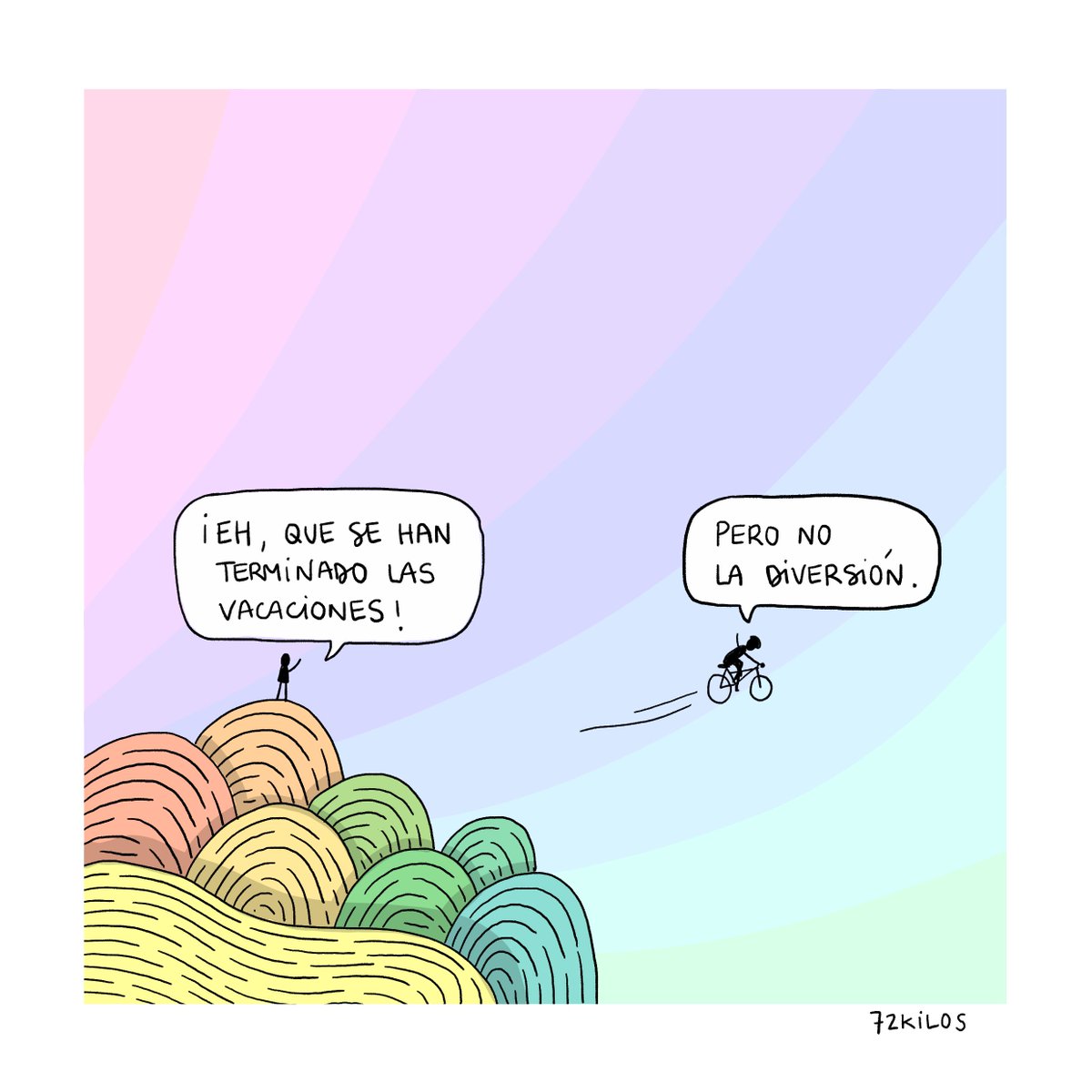 72kilos's tweet image. Se han terminado las vacaciones.