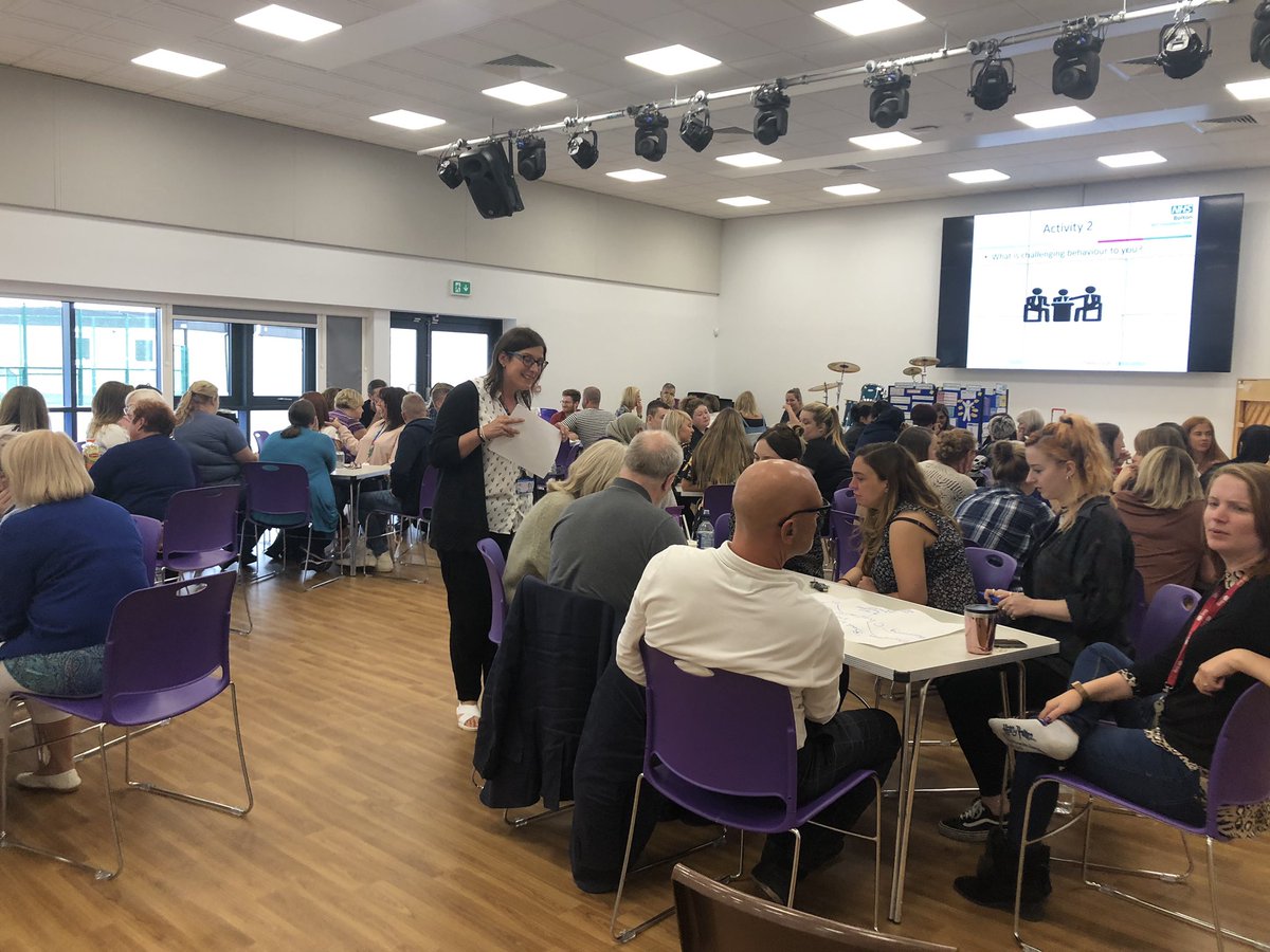MissGBurrows1's tweet photo. Great first day back and a really worthwhile and thought provoking INSET from the Learning Disabilities Team on “Understanding behaviour”. 🙌🏼🙌🏼 #nhs #todayatrumworth https://t.co/WoBVEDfjZF