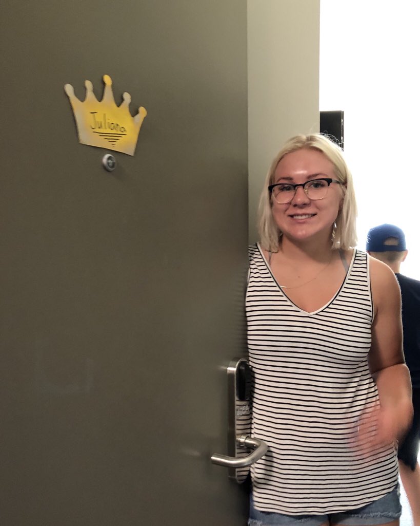 jongulayets's tweet photo. Mixed emotions yesterday as we dropped our oldest @GulayetsJuliana at @ubco for her first year of Univ...  Amazing campus, awesome residence.  She was welcomed there with open arms.  So excited for her and so proud.  Many happy sad tears ....  @blessedest99 https://t.co/f5KcznThfV