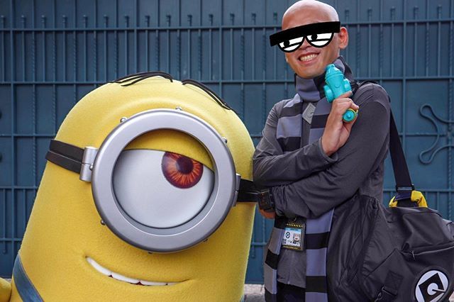 怪盗グルー さん サングラスかけ忘れてしまった Usjファン Usj ユニバーサルスタジオジャパン ユニバ ミニオンパーク ミニオン ミニオンズ 怪盗グルー 冷凍光線銃 Minion Minions Despicableme Freeze Ray T Co Rz6kcqmc8y