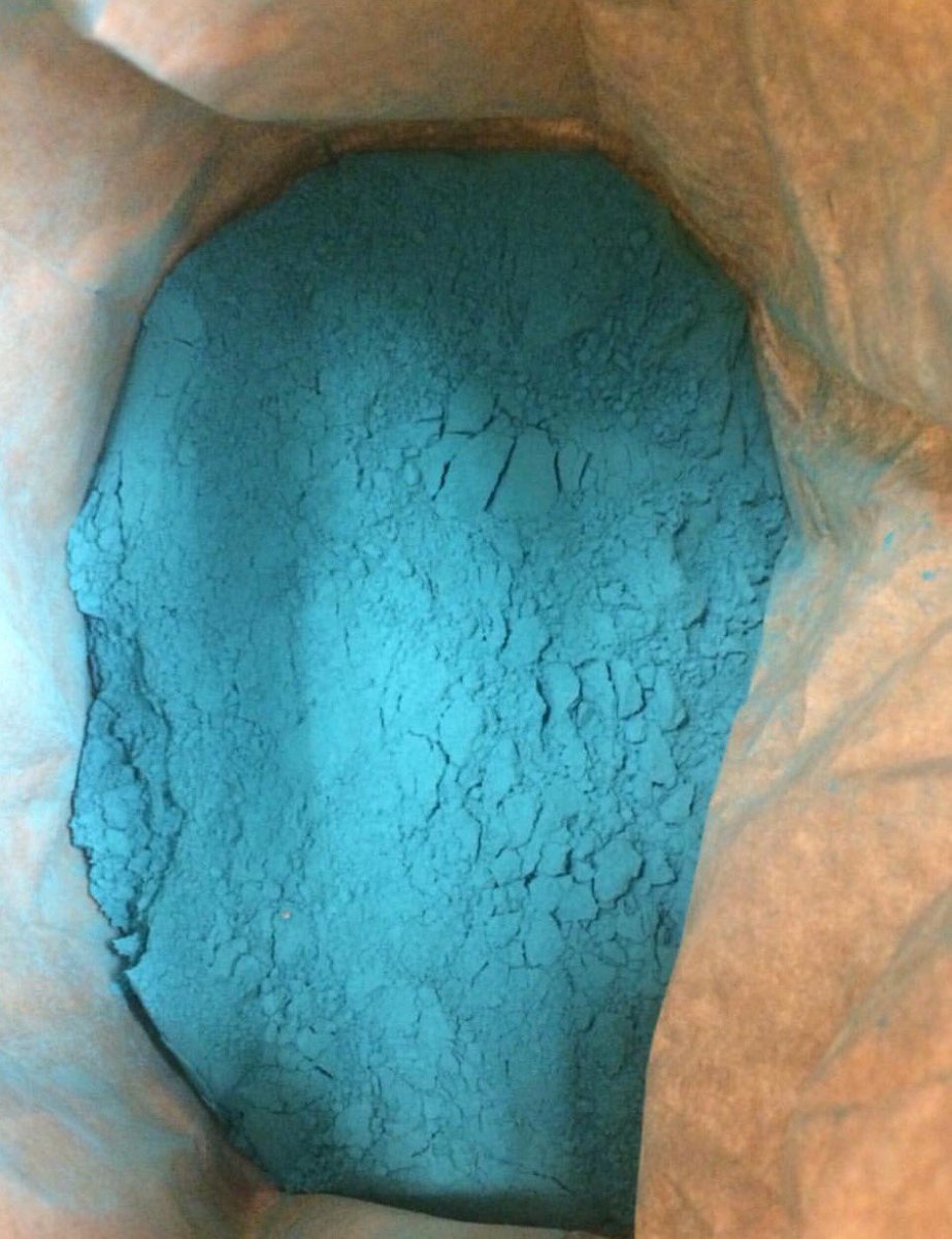 SeymourPip's tweet photo. At last - Marmaid Pool dry Pigment #arts #painting #sketch #Blue https://t.co/Ts0LEwZchp