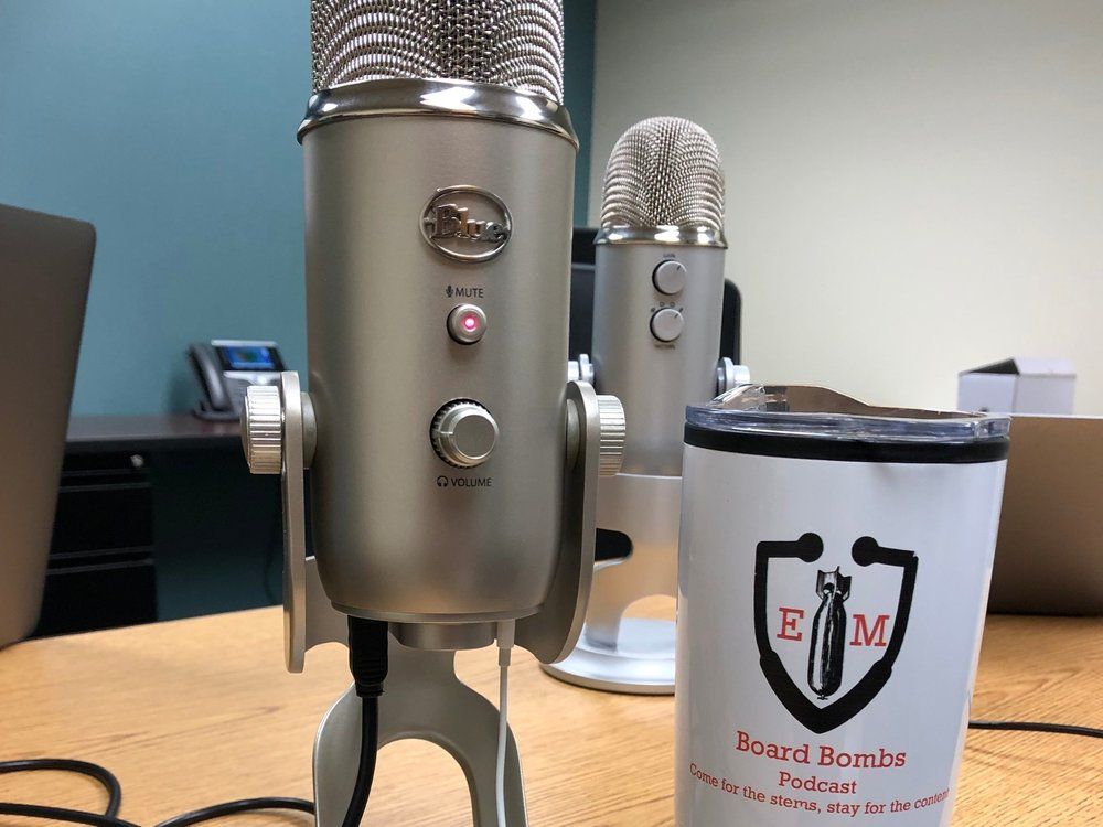EMBoardBombs's tweet photo. Have you heard?! EM Board Bombs now offers the magical trifecta of boards prep content: podcasts, study guides, &amp; practice questions! All for free! Convenient &amp; entertaining https://t.co/aVjAzU0fm2
#boardsprep #emergencymedicine #FOAMed #emresidency @emresidents @AAEMYPS @ACEPNow https://t.co/DVBmyUe8pc