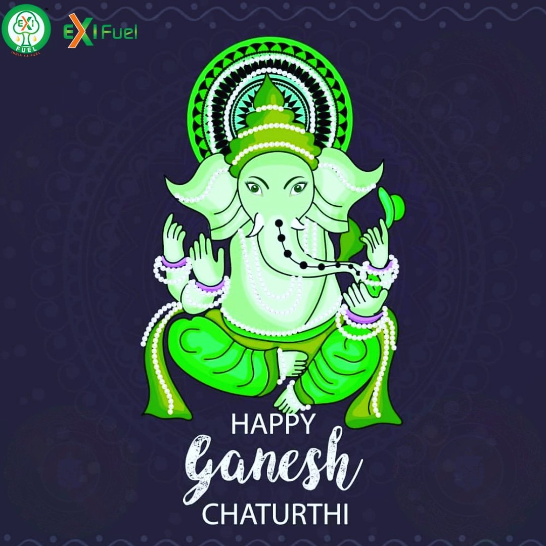 Exifuelindia's tweet photo. Wishing everyone a happy #GaneshChaturthi and praying for peace, prosperity and good health
.
.
#Exifuel #biofuel #biofuels #green #earth #exifuel #ganesha #ganesh🙏 https://t.co/g6e3gvVw2a