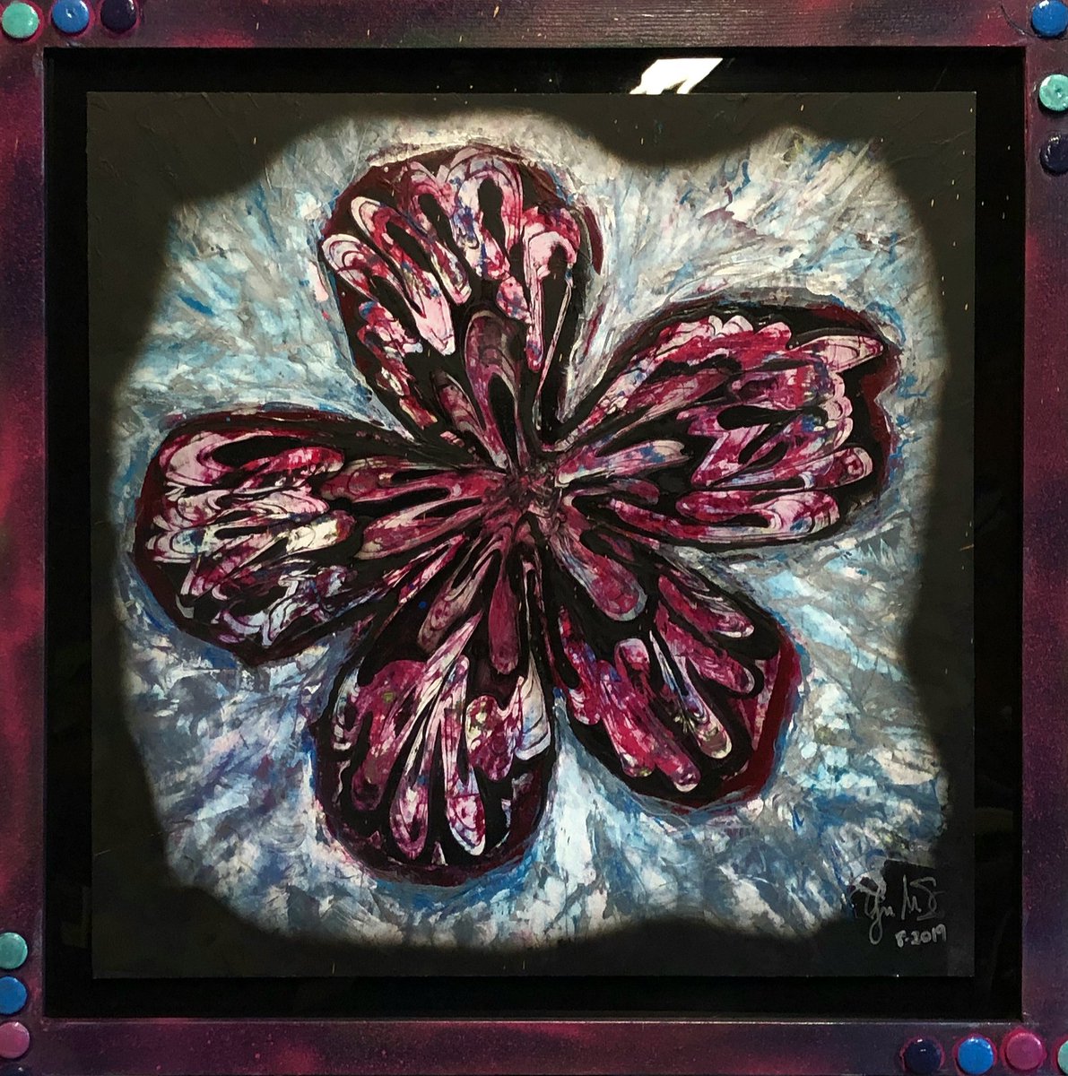 SprayerStar's tweet image. I finished this last week, my boyfriend makes my frames and I paint them and finish them! Enjoy