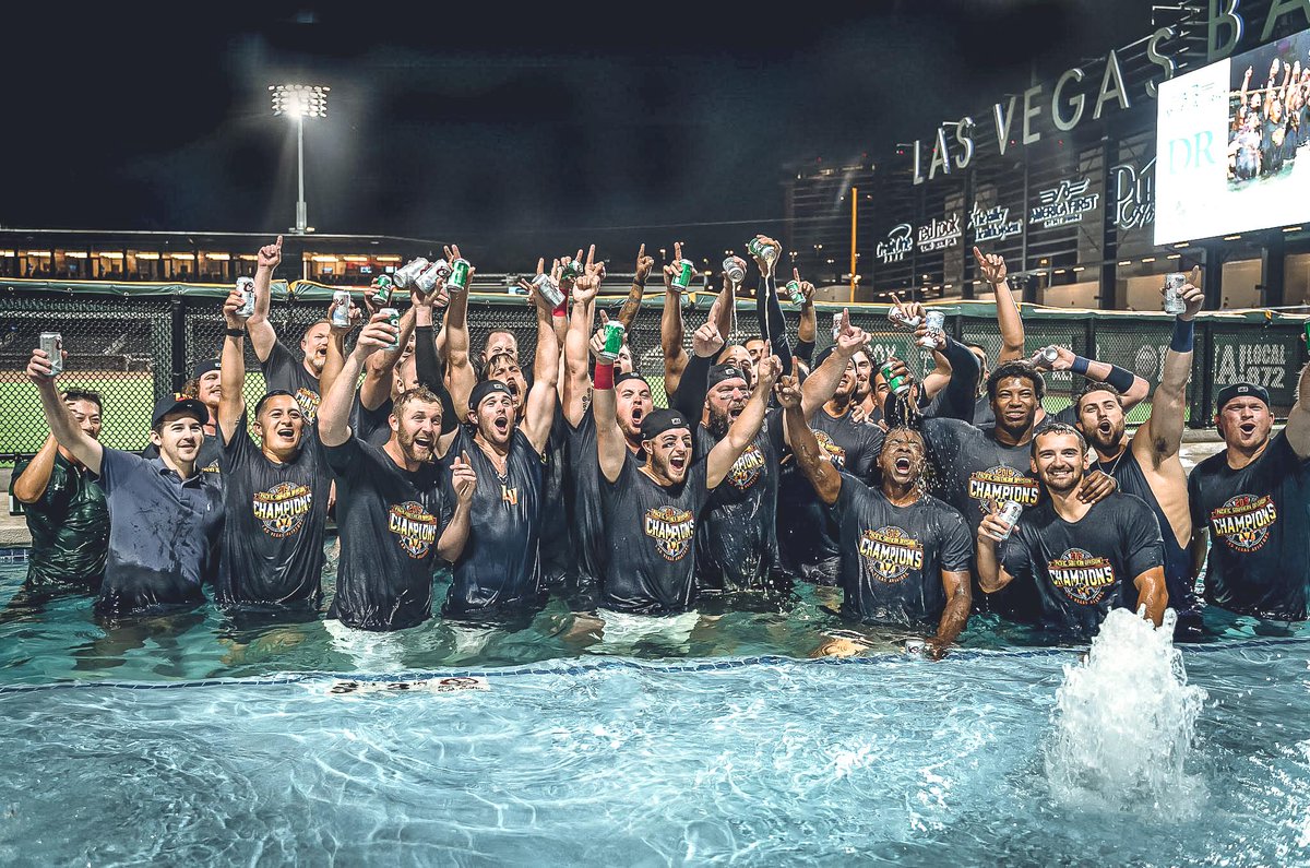 Athletics (@athletics) on Twitter photo Congratulations to the <a href="/AviatorsLV/">Las Vegas Aviators</a> for bringing home that PCL Pacific Southern Division Championship!
#RootedInOakland Congratulations to the <a href="/AviatorsLV/">Las Vegas Aviators</a> for bringing home that PCL Pacific Southern Division Championship!
#RootedInOakland