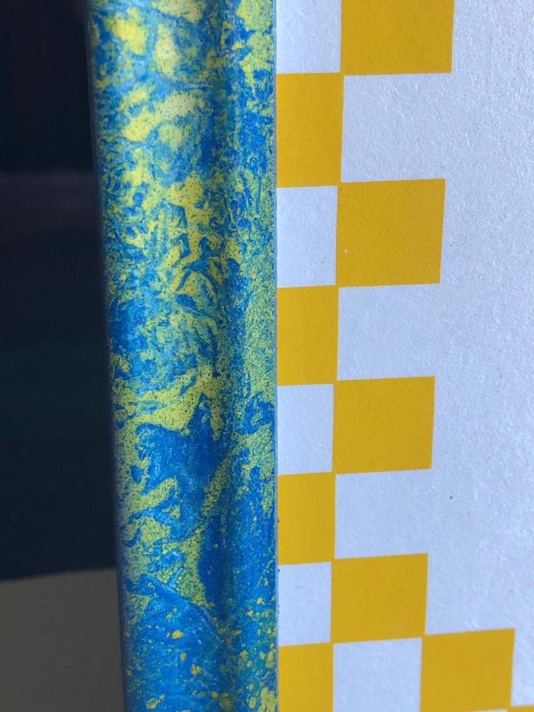 SprayerStar's tweet image. Spray painted and burned with fire.