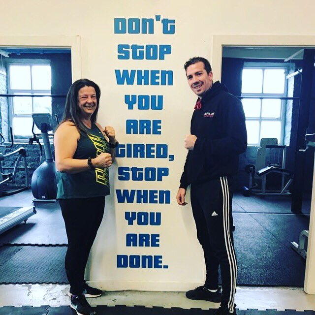 Big welcome to Lisa Jagger the first official #leftjabfitness Member to sign up!

Lisa Jagger is now apart of #teamleftjab. Join us by booking a guest pass today!

£18.99PM with 24/7 Access 

unlimitedfitnesshuddersfield.com 

#leftjabboxing #leftjabfitness #leftjabpromotions #teamleftjab