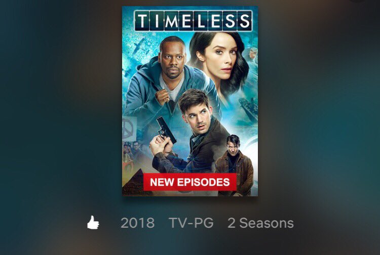 quertygal's tweet image. 🇨🇦Hey all you Crazy Canuck Clockblockers!🇨🇦

The #Timeless movie—S2E11 and S2E12—is now available on @Netflix_CA ! 

Another great opportunity to introduce new fans to the show!
#SaveTimeless @TimelessSPTV @sptv 😀