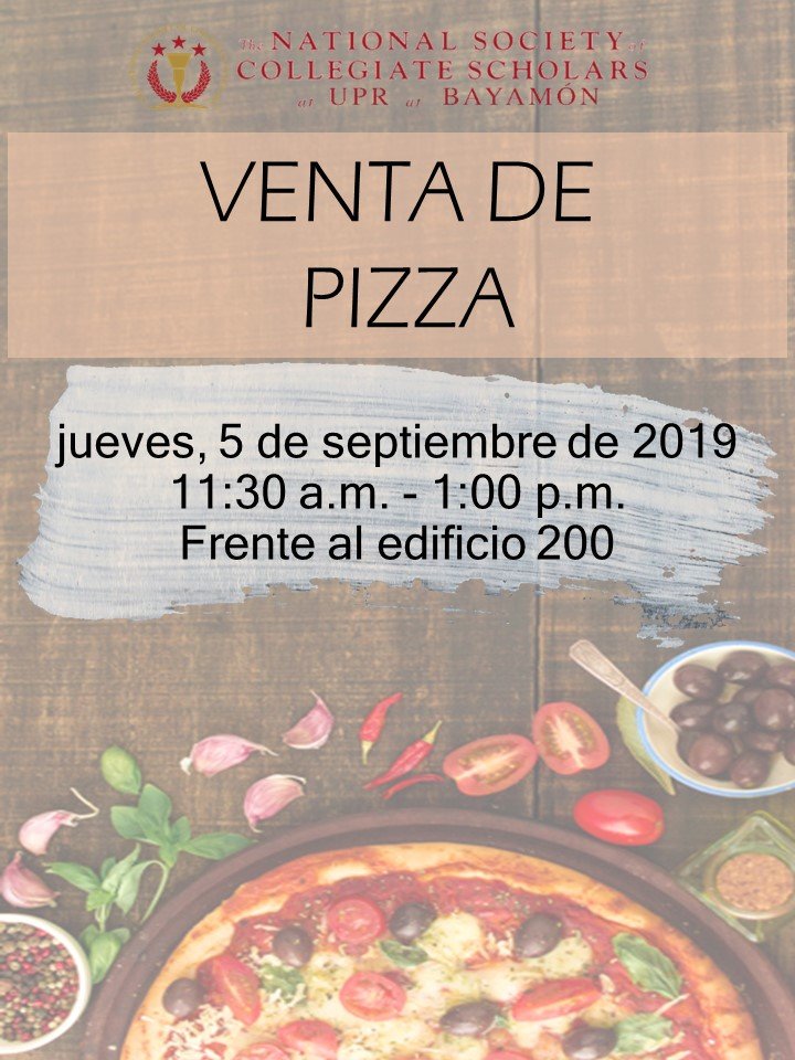 PIZZA, PIZZA, PIZZA Y MAS PIZZAA!!! no se la pierdan y pasen al frente de los 200 por una rica pizza de queso, de pepperoni o de meat-lovers a solo $1.50 😁 el jueves 5 se septiembre en hora universal.