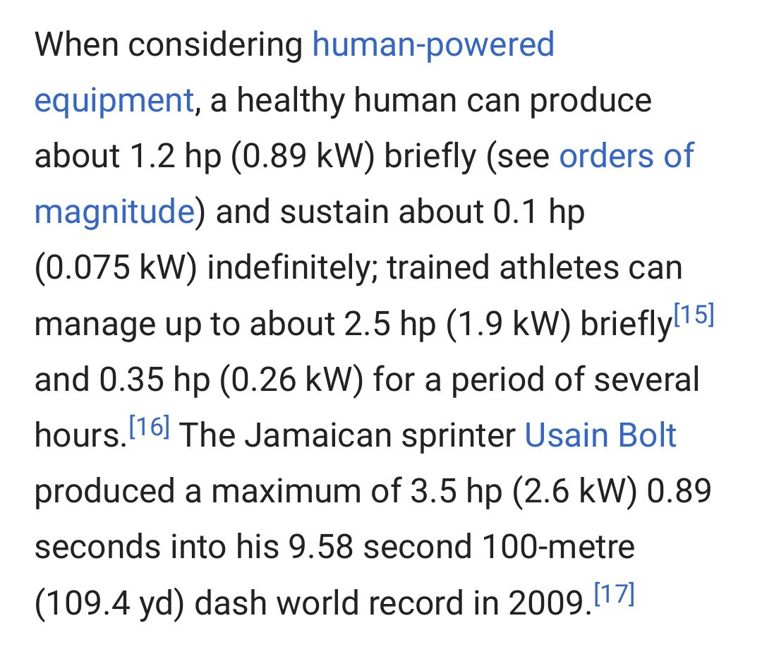 PS. Usain Bolt produced over 3 HP when racing.No machine ever, anywhere, can produce more than it's rated horsepower, not for one second. Few machines can equal their rating over the working life of a horse or mule. Or donkey.