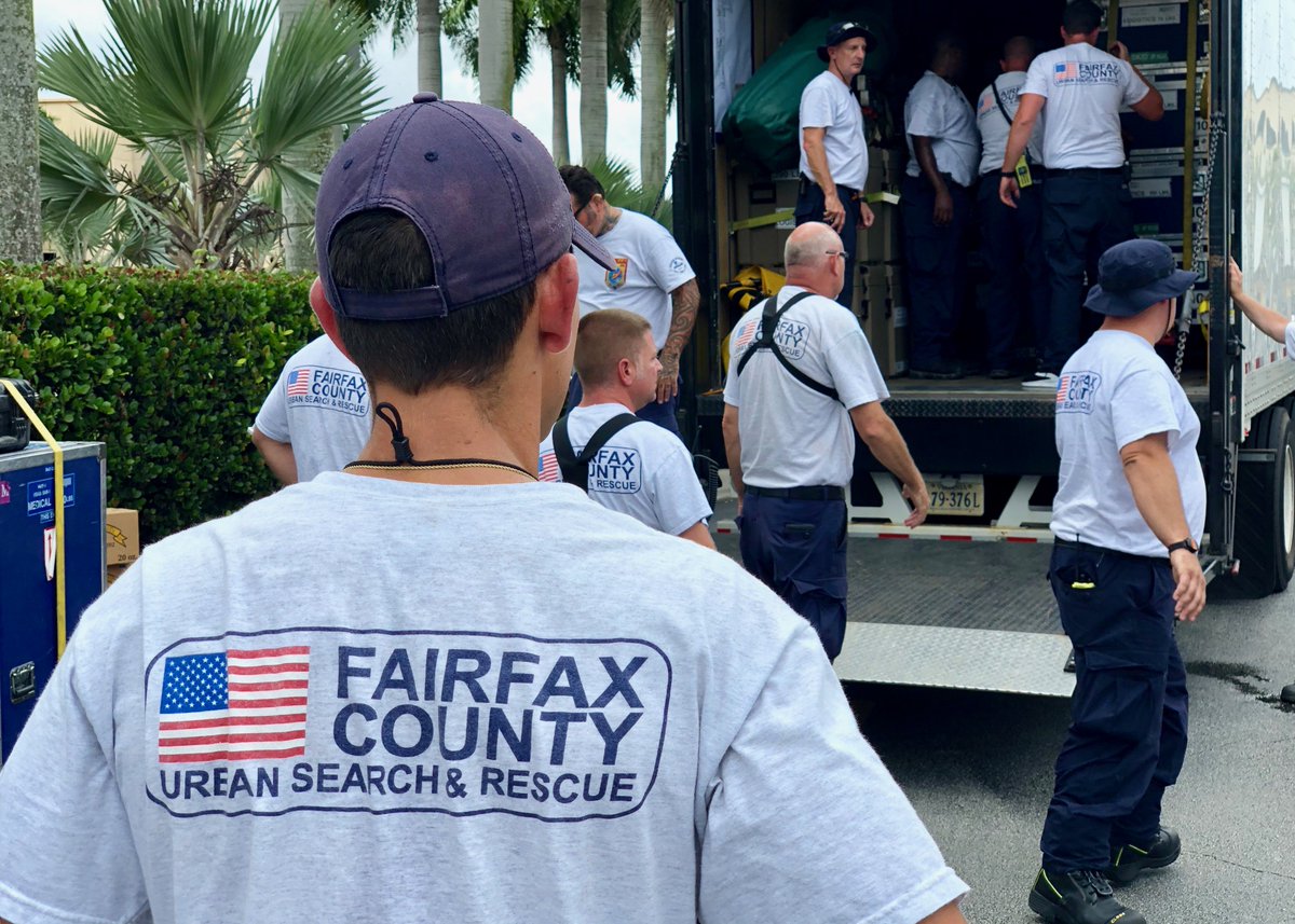 VATF1's tweet photo. During every mission, including this @fema mission for #HurricaneDorian, personnel from VA-TF1 perform readiness checks on key pieces of equipment so we are always prepared.  Every day, checks are performed just as they are in the @ffxfirerescue stations in @fairfaxcounty. https://t.co/uBFPMBybnL