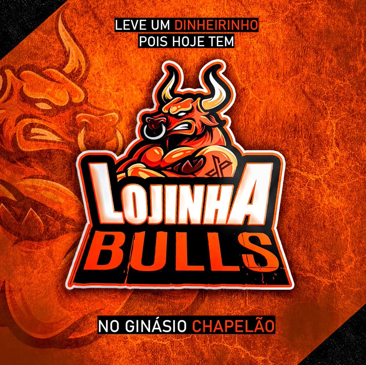 BArapoti's tweet photo. aproveitando pra lembrar que hoje tem lojinha do bulls no ginásio🔥🔝 https://t.co/KsRlXSm8BY