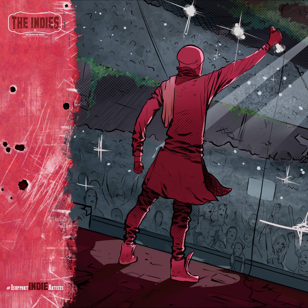 BlueGeekMusic's tweet photo. Two years ago today, we were in the middle of our Kickstarter and introducing everyone to the world of #TheIndies via our webcomic. Today it's on television!! If somehow you missed the webcomic, make sure to peep it on @webtoon now! https://t.co/D1hFWC0K9Z