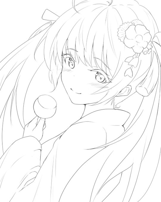 ちまちまとホノルル描く('ω') 