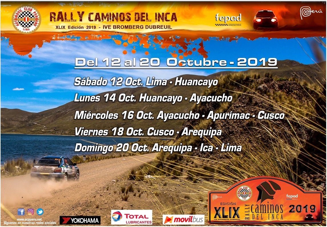 ACP_RALLY's tweet photo. #CaminosDelInca #CDI2019 https://t.co/Zd4Sk3xnRh