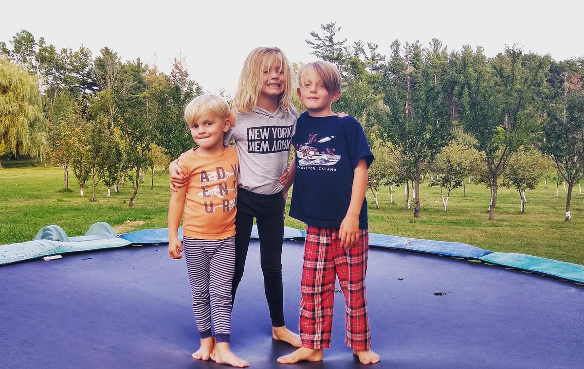 Getting some jumps in before bed! One more sleep until school starts! 🎒