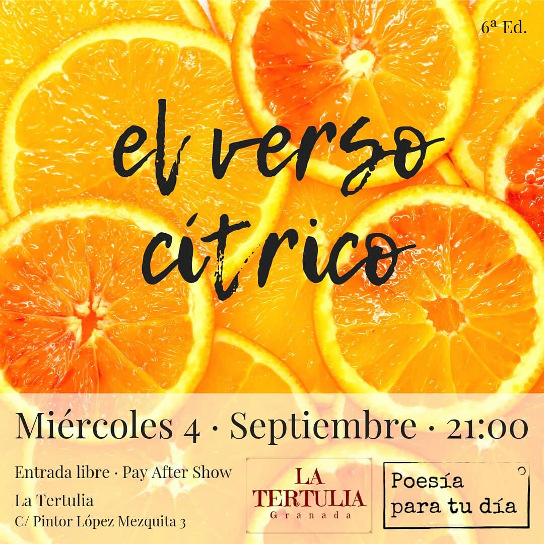 EmiOleaEuropaea's tweet photo. Si estás en Granada y no tienes planes para este miércoles, vente a la Tertulia a escuchar música y poemas de una manera distinta 😻😻😻 https://t.co/7aBvUDGP1o