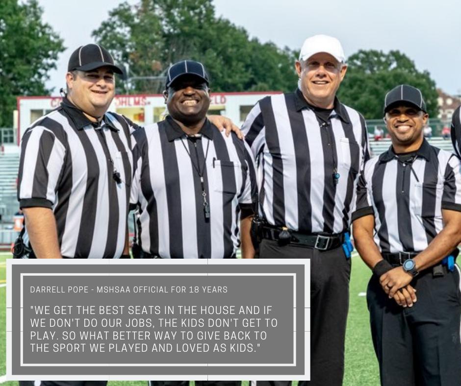 MSHSAAOrg's tweet photo. Want to become an official? It's a great way to give back! 
Apply today!
https://t.co/aGylVAxvJQ https://t.co/fidIbSLlZH