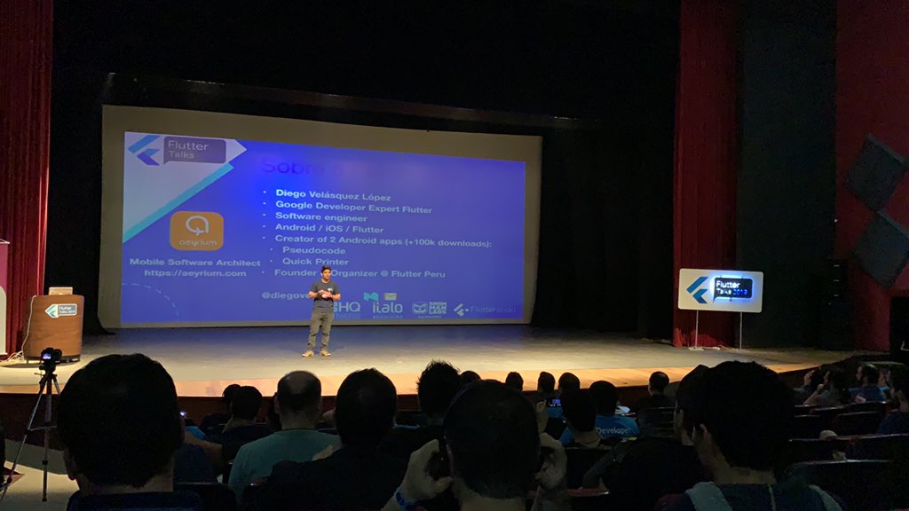 diegoveloper's tweet image. It was an amazing experience in Brazil at the @fluttertalks 2019 event, thank you friends, and thanks @GoogleDevExpert to give me the opportunity to be here in Sao Paulo, I hope it will happen again. Muito Obrigado @br_flutter @FlutterDev @flutterando_ @EsFlutter