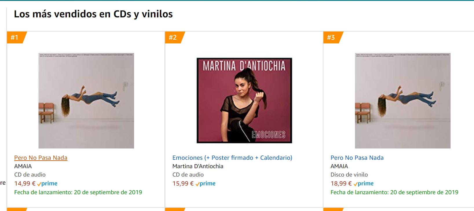 Elencuentro Andrea No Twitter Amaia Se Puede Sentir Orgullosa Pero No Pasa Nada álbum Debut De Amaia En Los Más Vendidos En Fnac Y El Corte Inglés Y En Amazon Tal Que