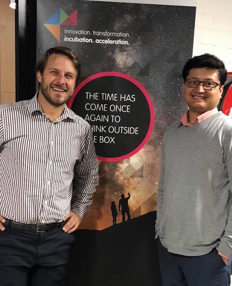 conpagoco's tweet photo. Marley Brown was in Sydney last week catching up with Clive Vaz from PeepsRide! Awesome to be working with New Horizons Enterprises Limited and the innovative team at UnBoxd https://t.co/AVDLPundVe