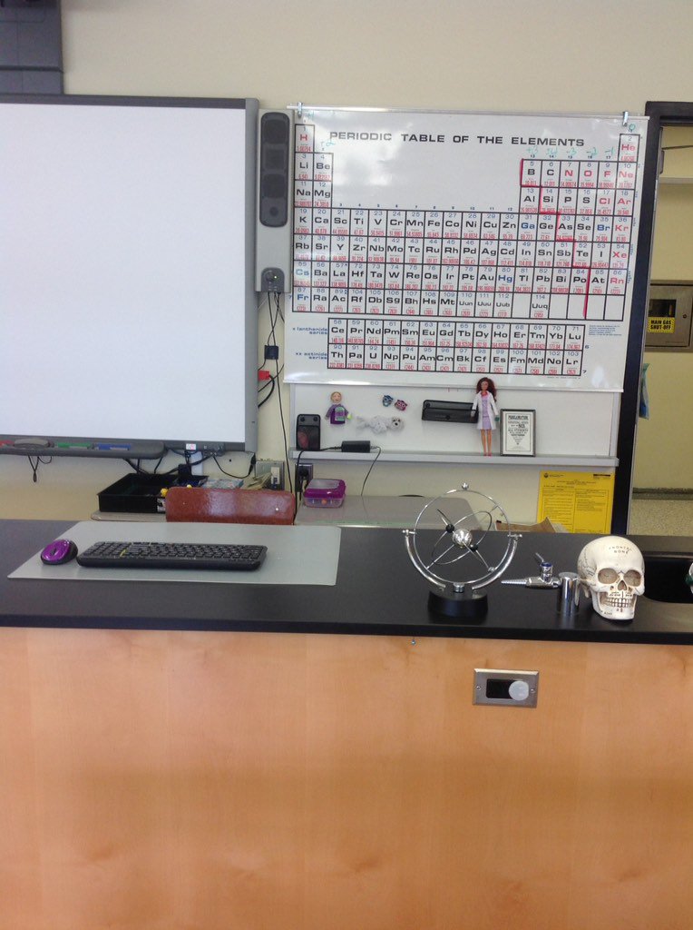 Check out how tidy Ms Bray's desk is! 
#NewSchoolYearGoals