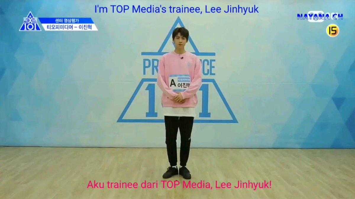 He kept up fairly well in the initial evaluations, earning praise from trainers, but despite this, Wooseok was extremely popular during the first voting rounds (largely owed to his stunning visuals at that point) and Jinhyuk really wasn't.