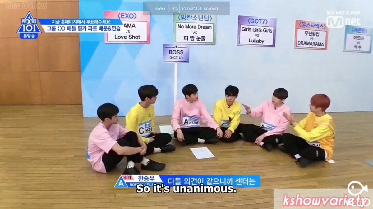 He got the "center" part (which for some reason is a huge deal) because all the team members liked him and trusted his skills as a dancer/rapper. the team consisted of Dongpyo, Seungwoo, Yohan, Junho, and Eunsang...who all would go on to debut).