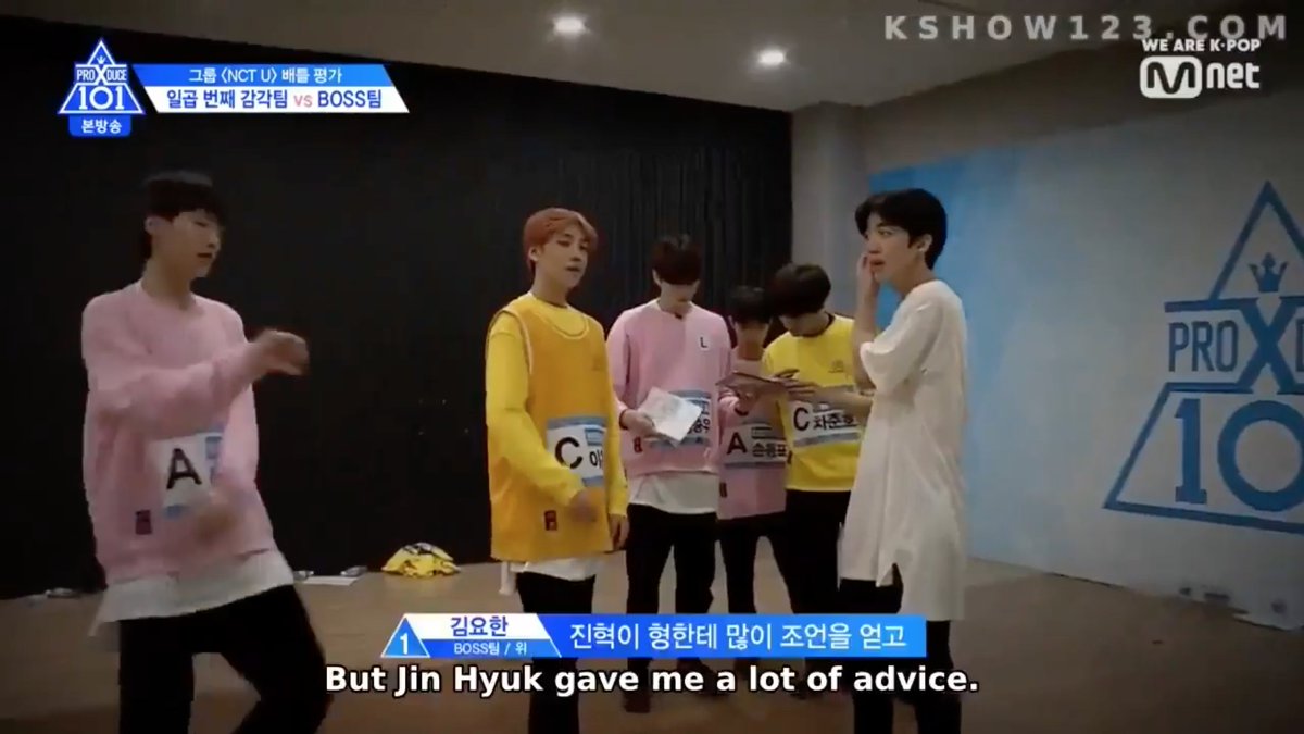 Even tho Seungwoo could rap well, he was also the only skilled enough singer to hit the high notes. Thus, Jinhyuk was the only real rapper on the team, and they needed more. LJH asked Yohan to try it out, and Yohan turned out to be rather good at it.