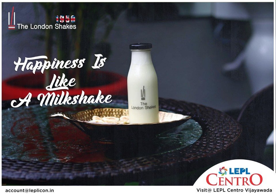 leplcentro's tweet photo. Happpiness is like a MILKSHAKE.

Come and have the different kinds of Milkshakes only at The London Shakes in LEPL Centro, Vijayawada.

#thelondonshakes #milkshakes #happiness #vijayawada https://t.co/NINeIa0wDo