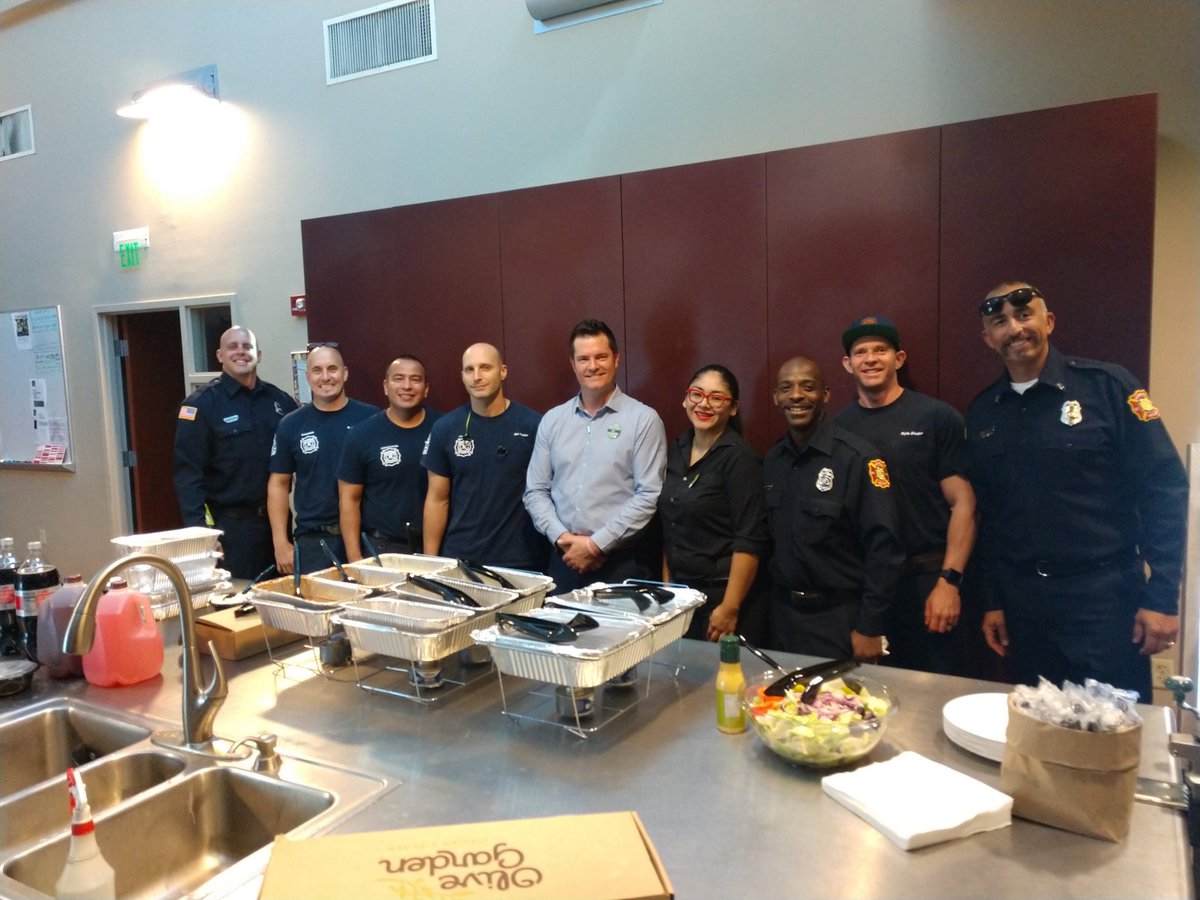 Glendale Fire Dept On Twitter A Big Thank You To Olive Garden