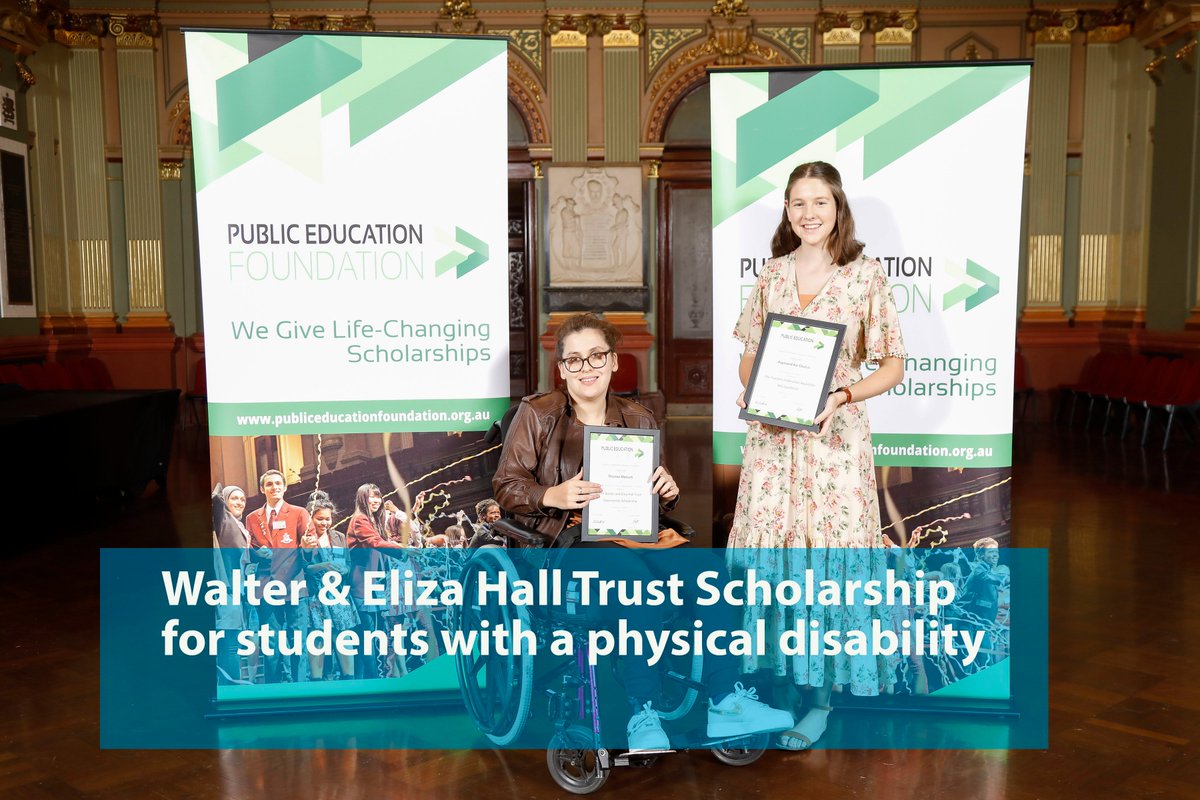 PublicEdFdn's tweet photo. A reminder, #scholarships for students transitioning to tertiary studies close tonight: scholarships for #refugees, scholarships for those with a physical #disability, #skills shortage tertiary scholarships. For more info: https://t.co/J11eYqwUow https://t.co/SBZdzswpbR