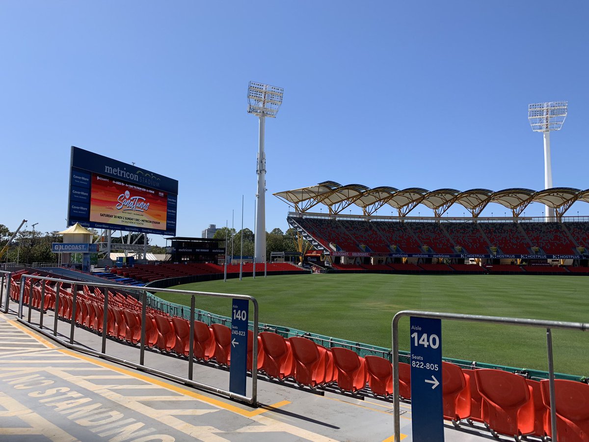 Metricon Stadium Seating Chart