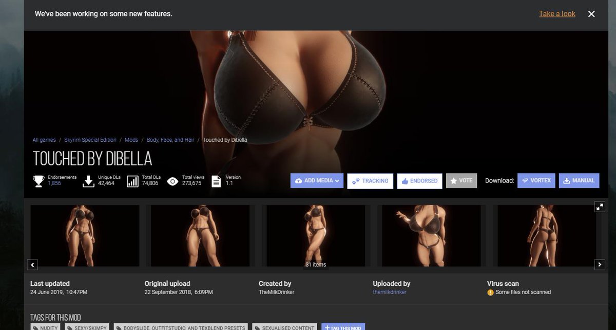 skyrim curvy body mod