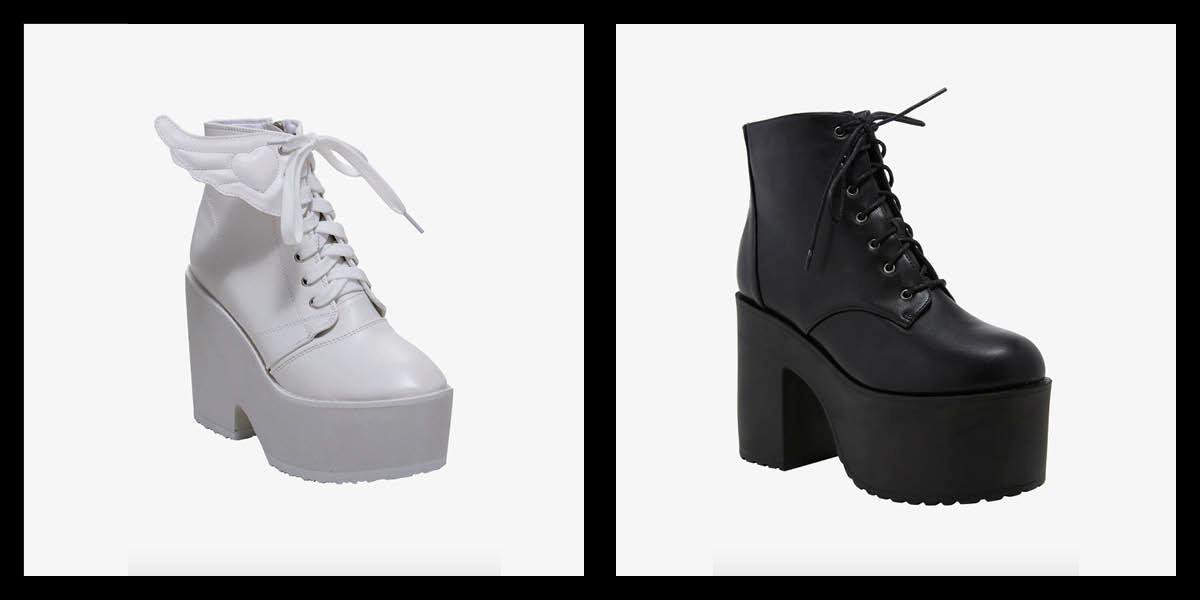 hot topic womens platform shoes