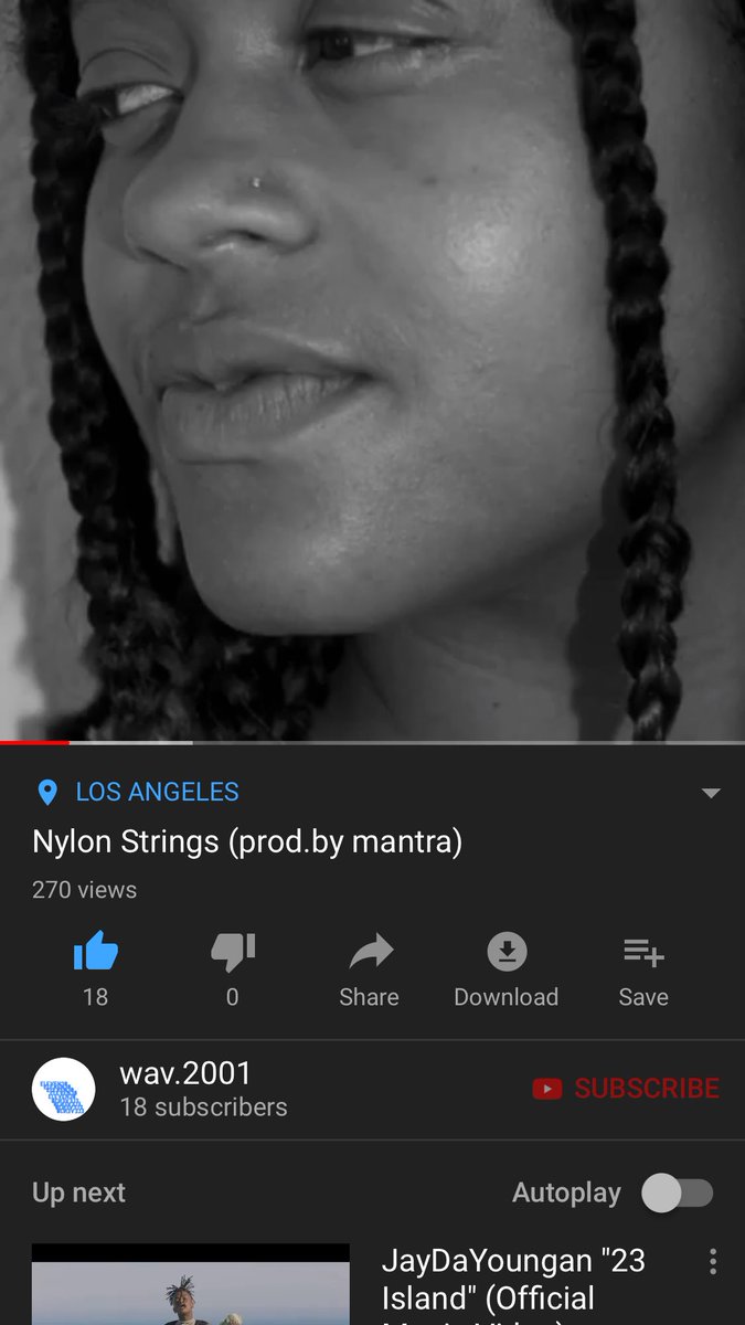 2001Wav's tweet photo. Up to 270 views not one dislike yet! #youtuber #rnbmusic ⭐️⭐️⭐️⭐️ https://t.co/5BiDhNdkjg