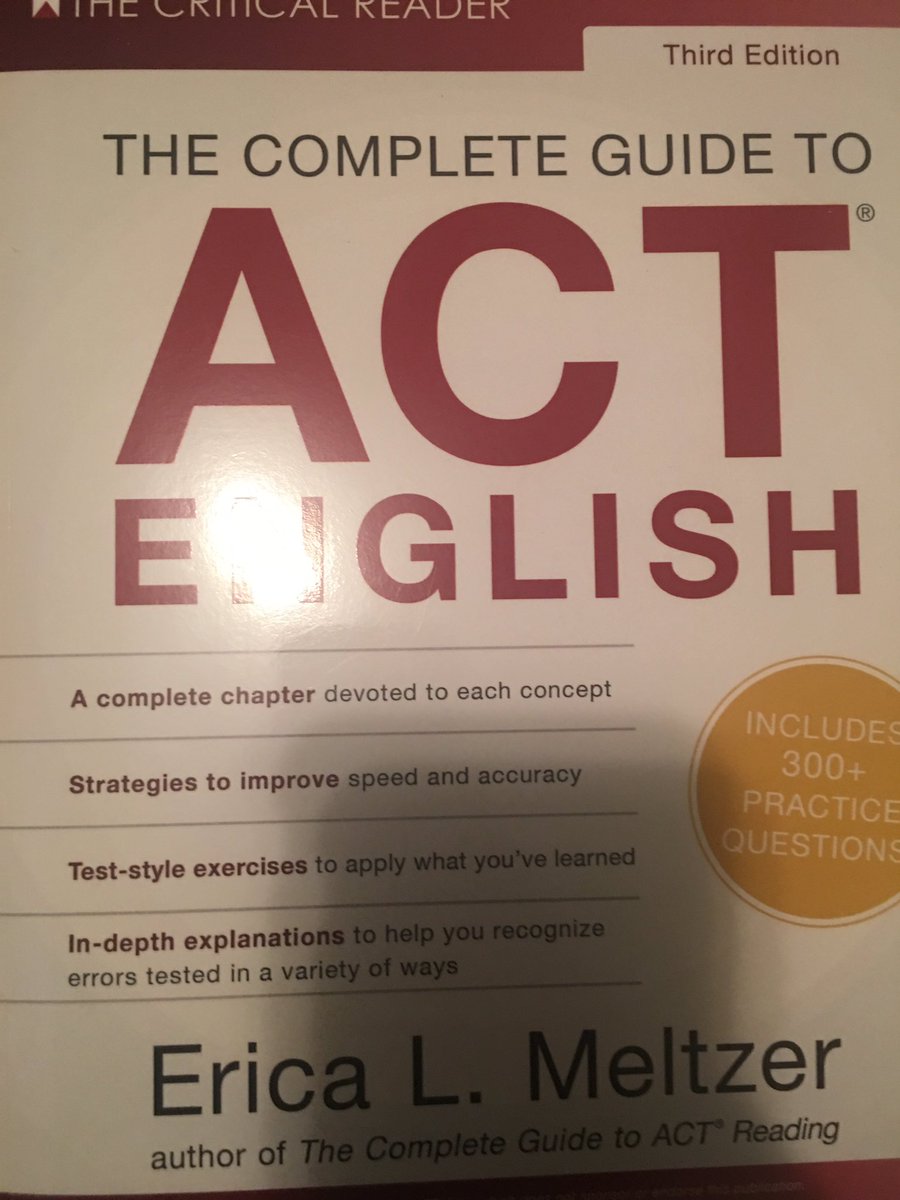 Now finally, writing by Meltzer. This and college panda writing are my go to books. Since ACT and SAT writing are so similar if you buy one, you'll have enough. Love her practice problems and the guide in the back telling you which types questions show up on the practice SAT